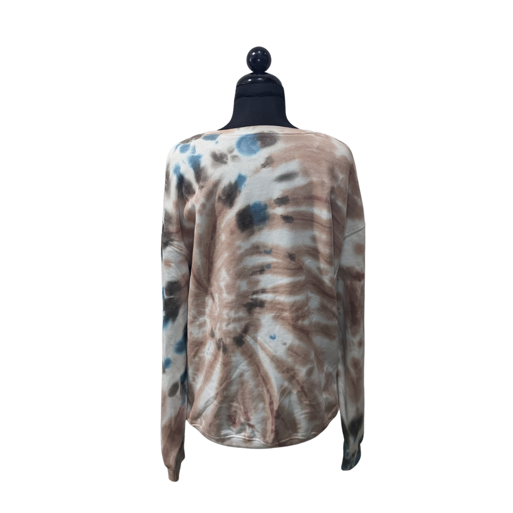Buc-ee's Tie Dye Blue/Brown Sweat Set