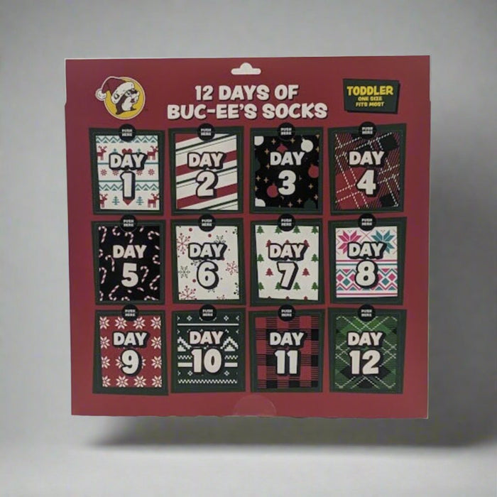 Buc-ee's 12 Days of Christmas Socks