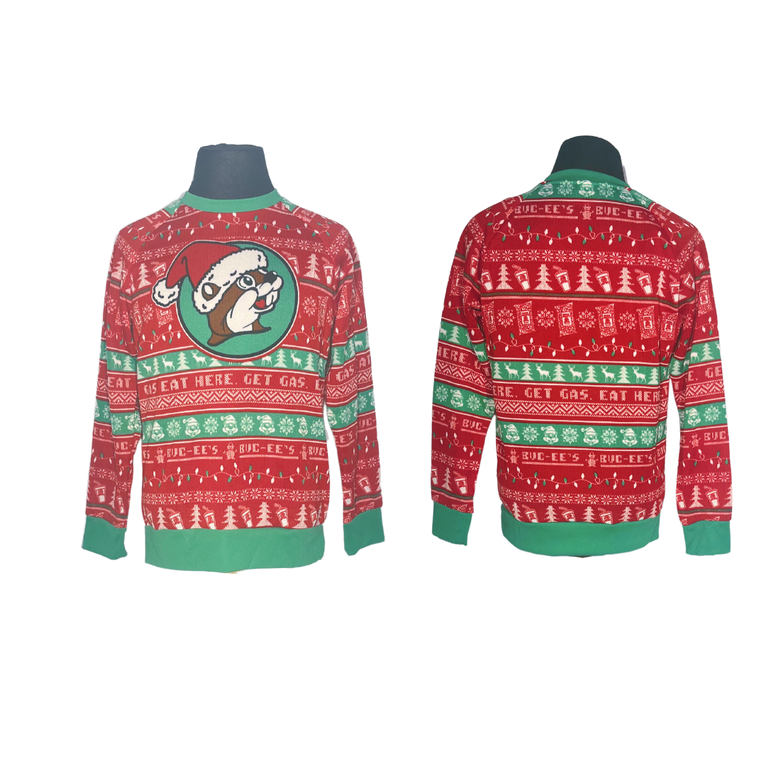 Buc ee s Ugly Christmas Sweater Texas Snax
