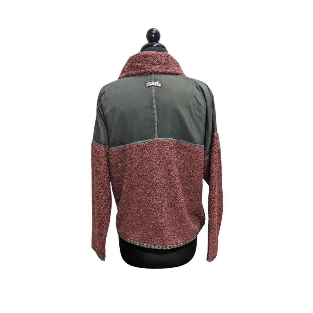 Buc-ee's Ladies Berber Jacket Colorblock
