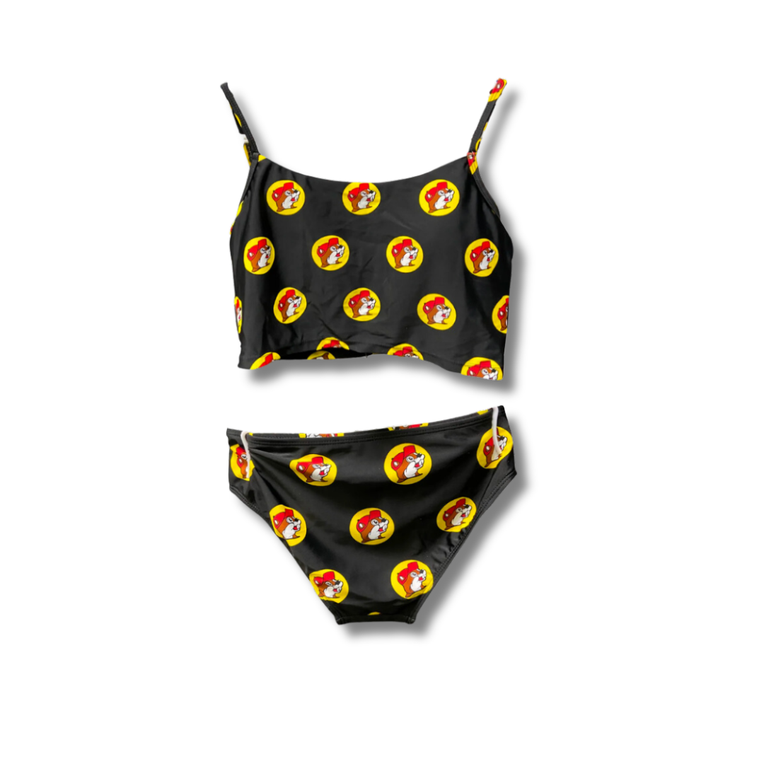 Buc-ee's Black Logo Swimwear