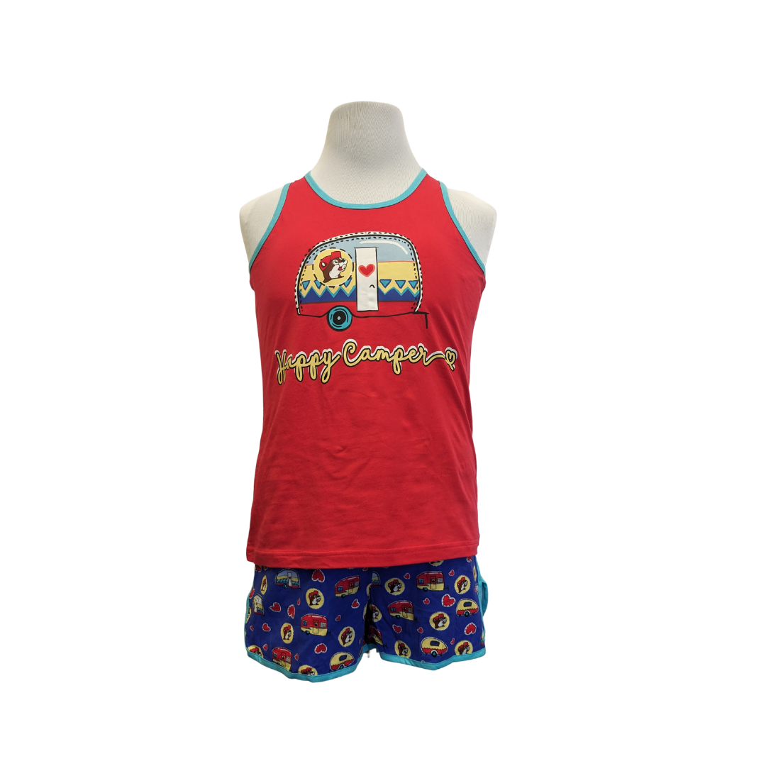 Happy Camper Unisex Pajama Bottoms - Beachside Gifts Store