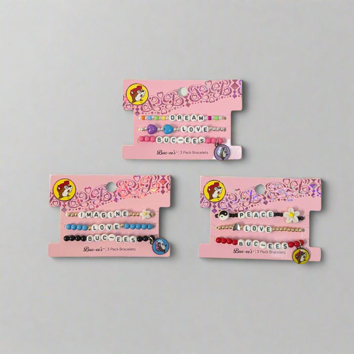 Buc-ee's 3-Pack Bracelets