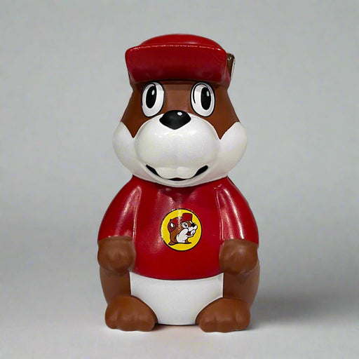 Buc-ee's Beaver Squish Toy is the beaver shape that is the slow rise squishy material for stress relief.