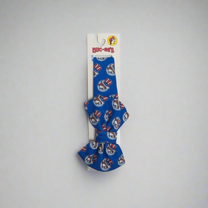 Buc-ee's Blue Patriotic Hair Band