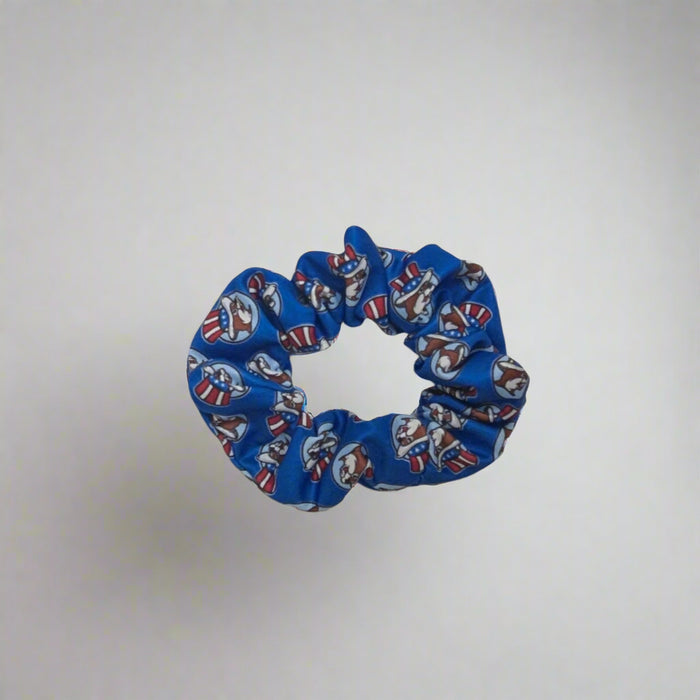 Buc-ee's Blue Patriotic Hair Scrunchie