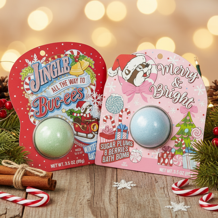 Buc-ee's Christmas Bath Bombs