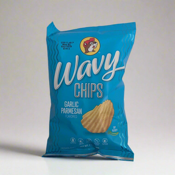 Buc-ee's Garlic Parmesan Wavy CHips