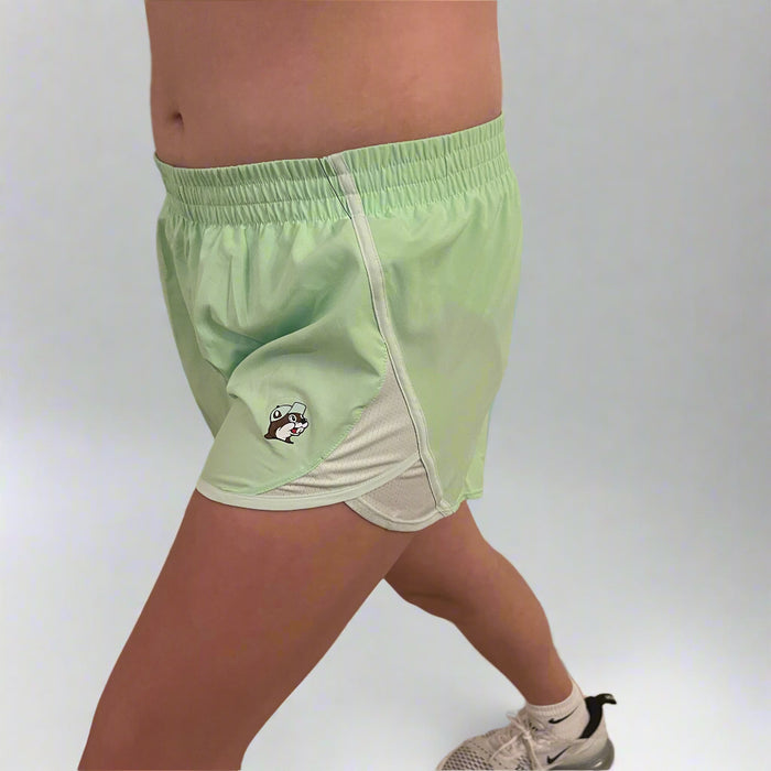 Buc-ee's Green track shorts