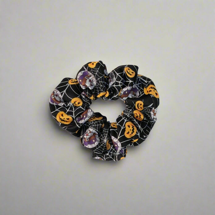 Buc-ee's Halloween Spiderweb Scrunchie