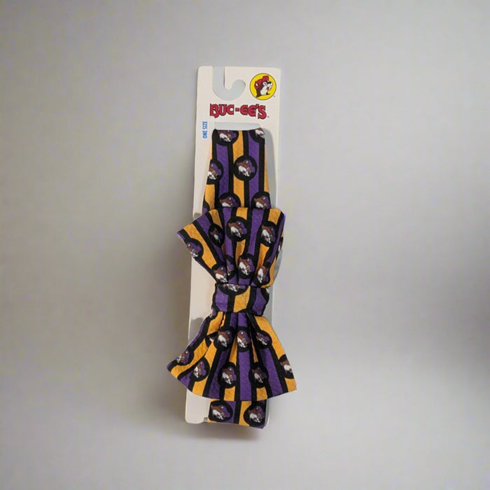 Buc-ee's Halloween Striped Headband