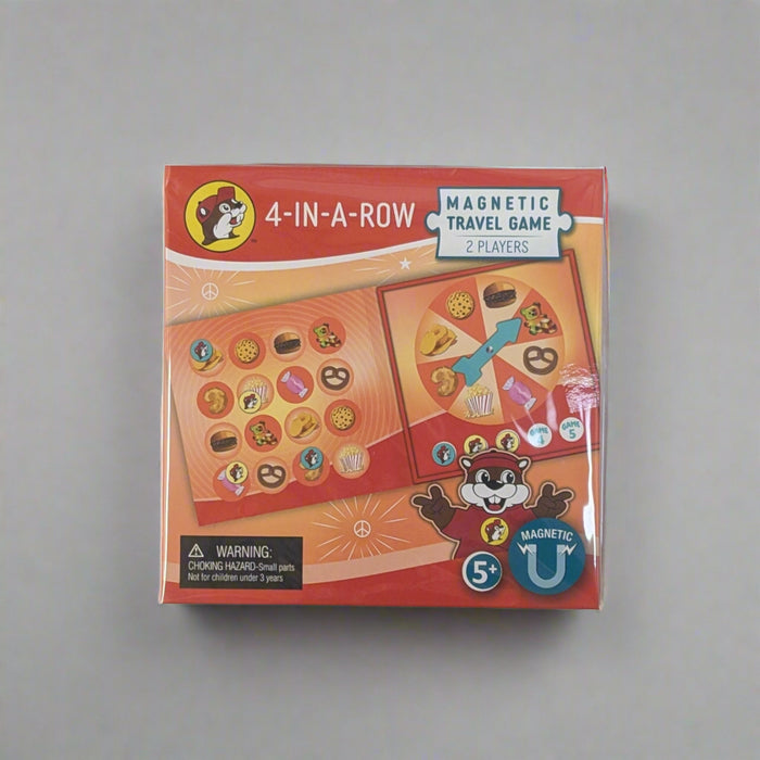 Buc-ee's Magnetic Travel Game 4-in-a-row