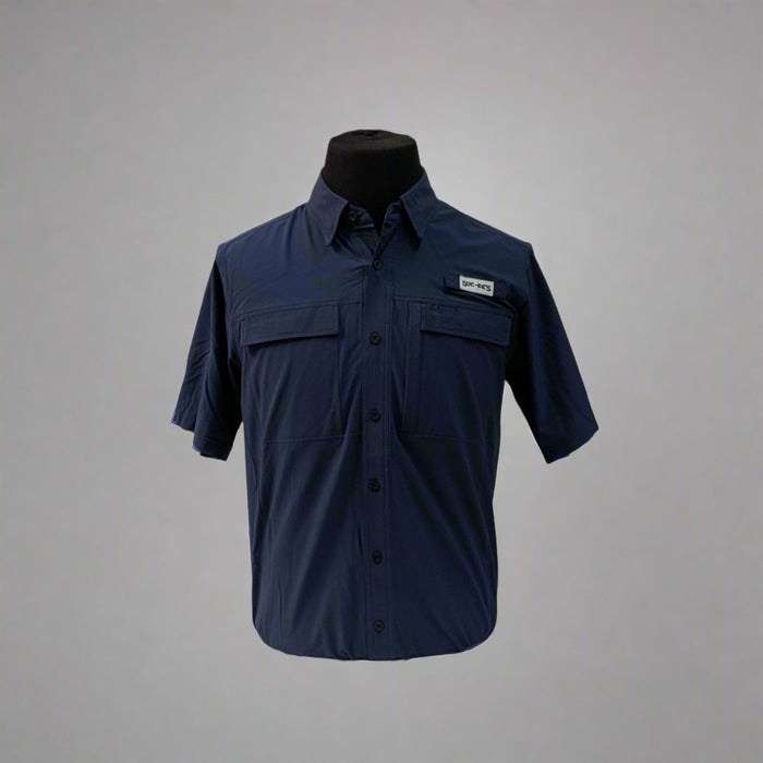 Buc-ee's Navy Fishing Performance Shirt
