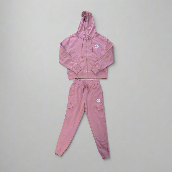 Buc-ee's Pink Full Zip Fleece Hoodie