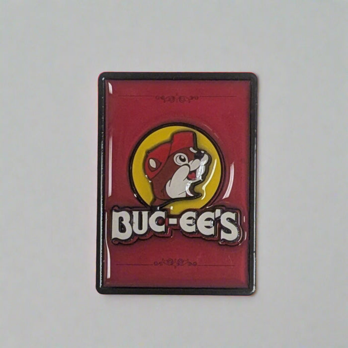 Buc-ee's Red Dual Level Epoxy Magnet