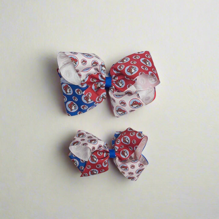 Buc-ee's Red, White, & Blue Hair Bow