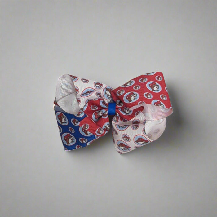 Buc-ee's Red, White, & Blue Large Hair Bow