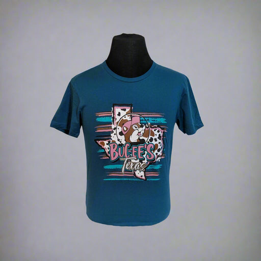 Buc-ee's Teal Texas State Shirt
