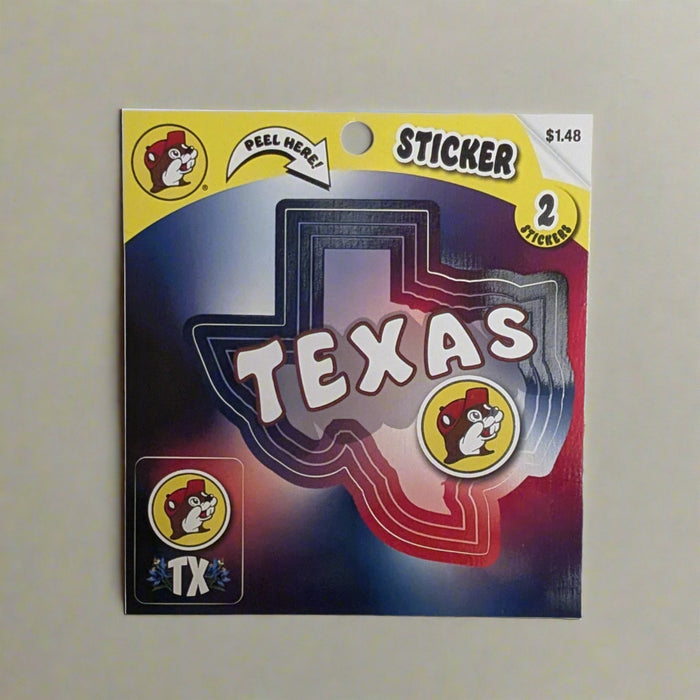 Buc-ee's Texas Map Sticker