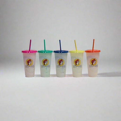 Buc-ee's Tie-Dye Color-Changing Cups
