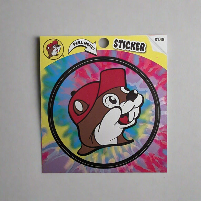 Buc-ee's TieDye Sticker