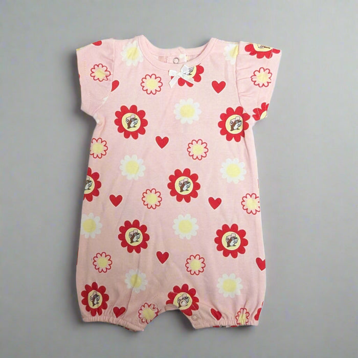 Buc=-ee's Flower Heart Romper