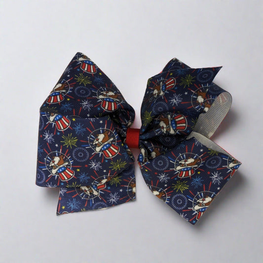 Buc-ee's 4th of July Hair Bow
