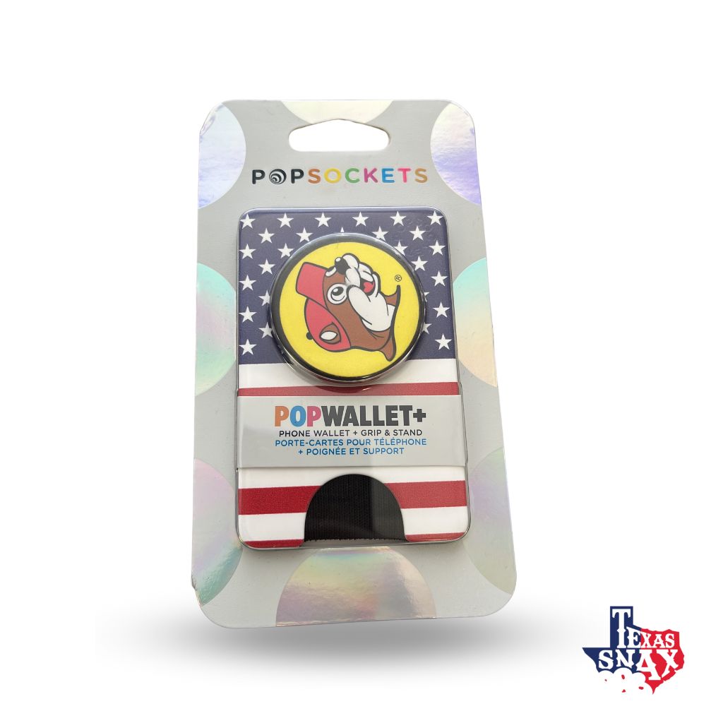 Buc-ee's American Flag Pop Wallet