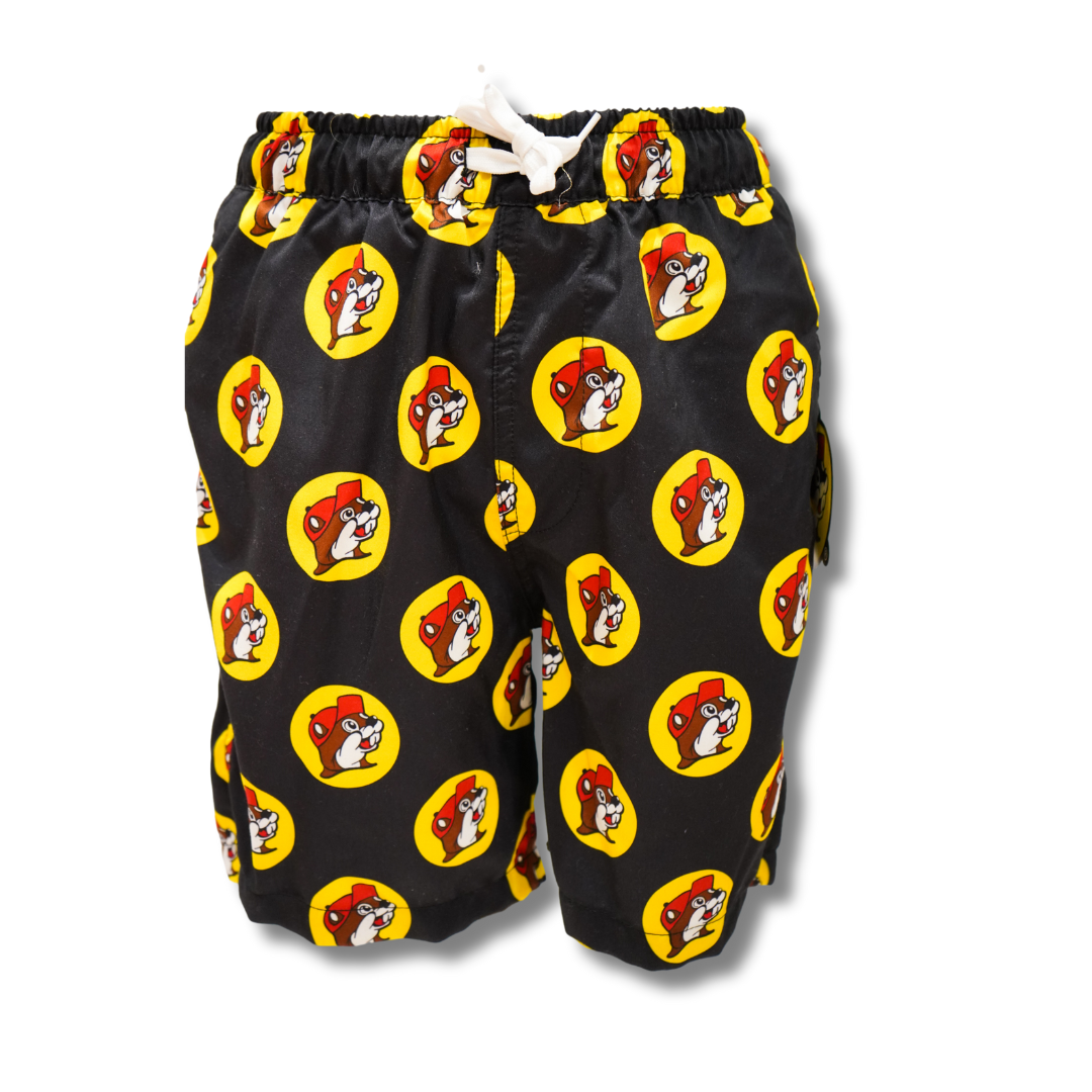 Black Logo Swim Shorts
