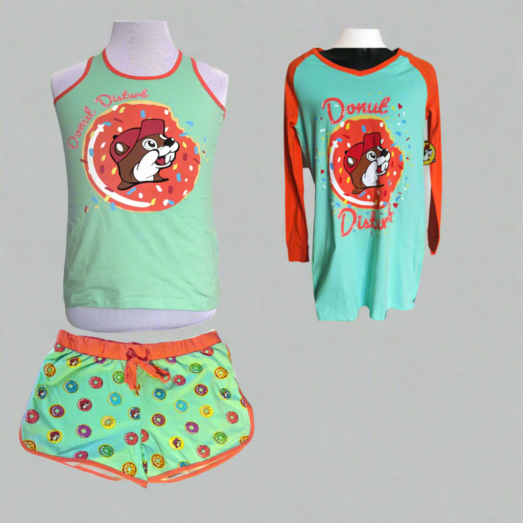 Buc ee s Donut Disturb Pajamas Texas Snax