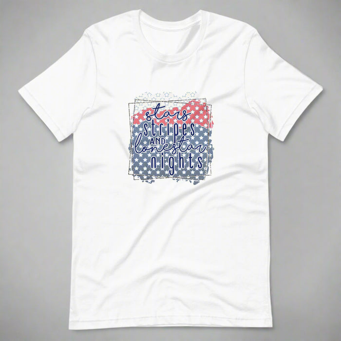 Texas Snax Stars, Stripes, Lonestar Nights Shirt