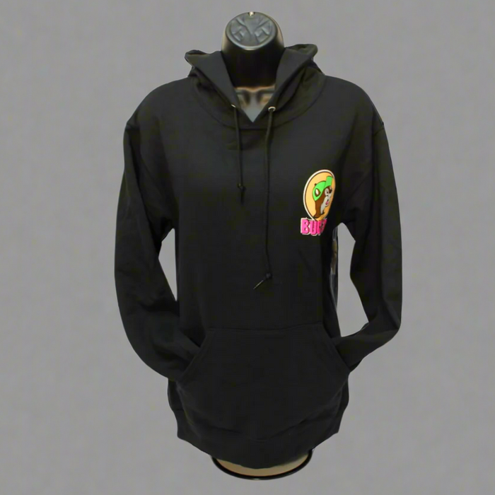 Buc-ee's Hipster Black Logo Youth Hoodie