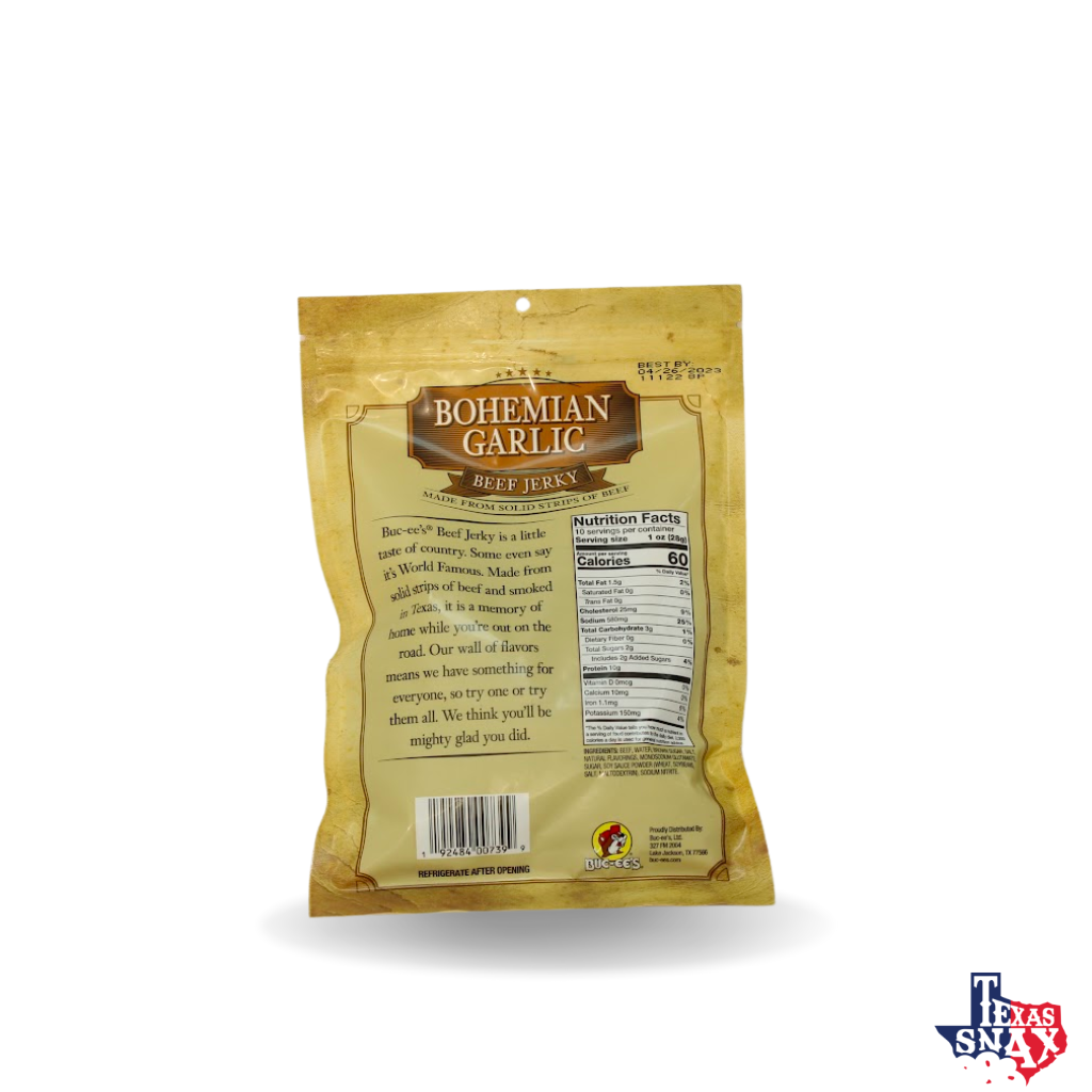 Bohemian Recipe Garlic Beef Jerky