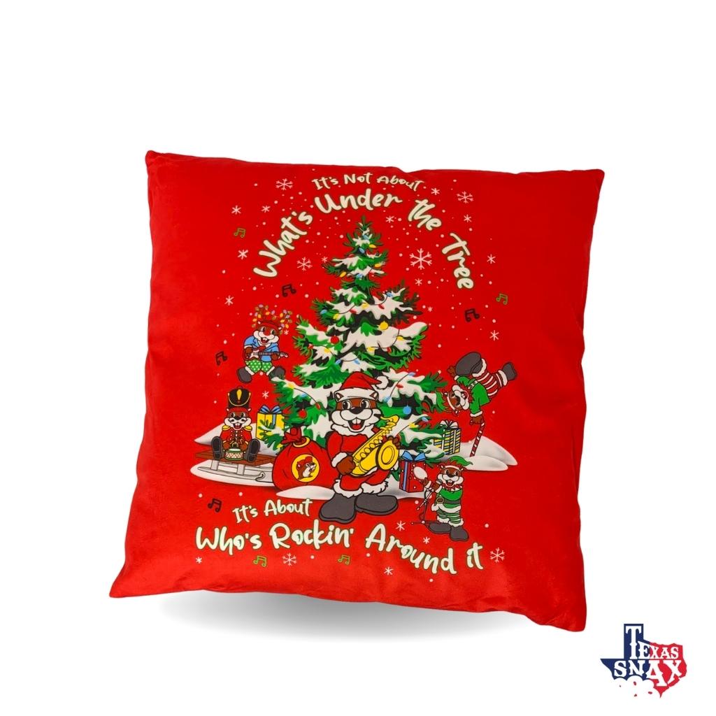 Buc-ee's Christmas Pillow