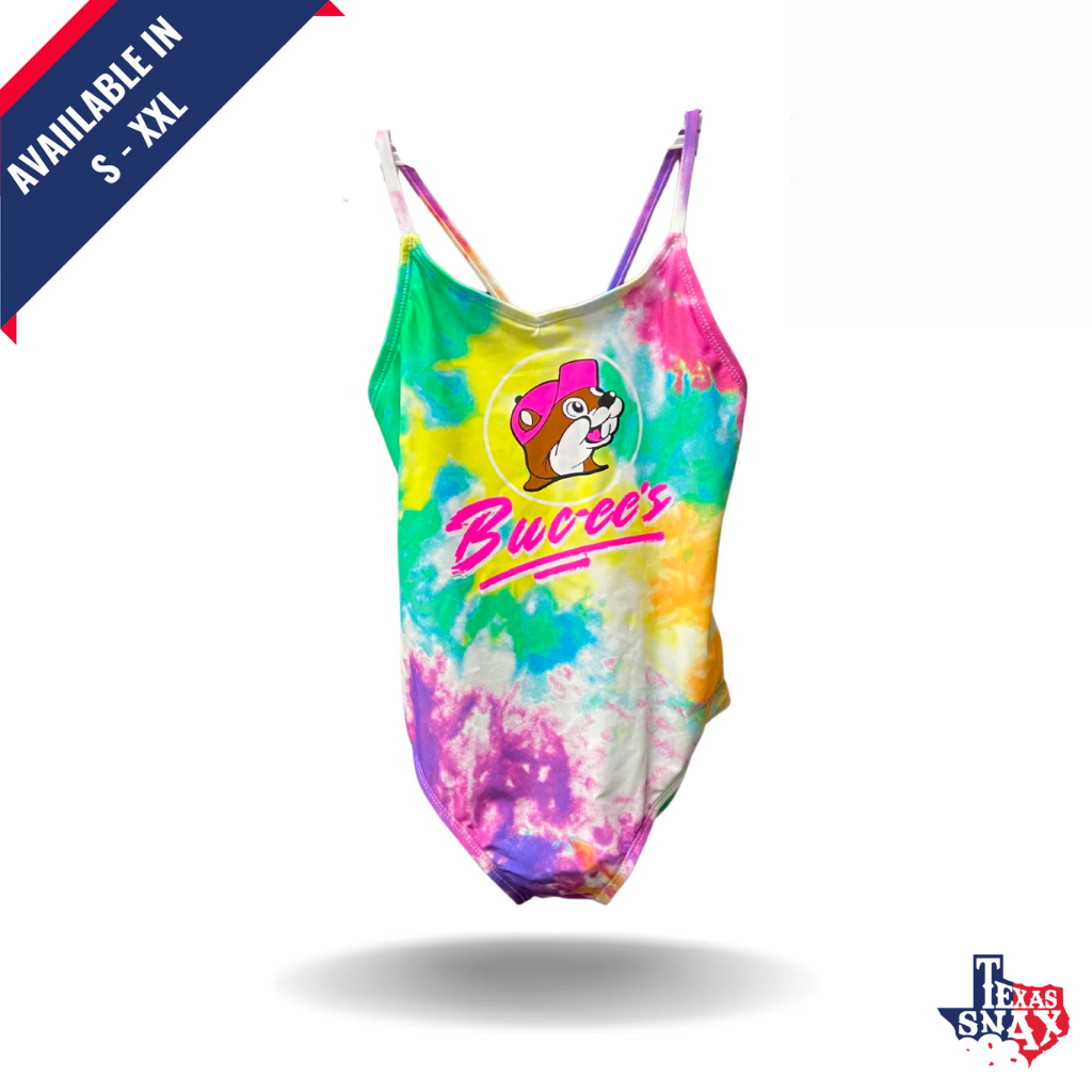 Buc-ee's Sizzlin' Retro Rainbow Swimsuit Collection