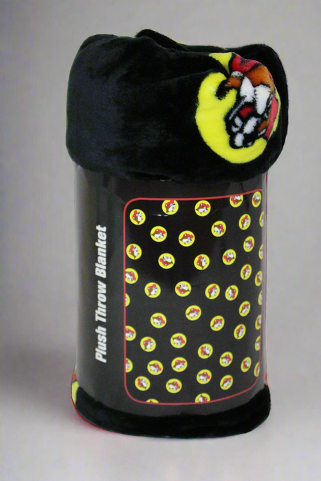 Buc-ee's Fuzzy Black Logo Blanket