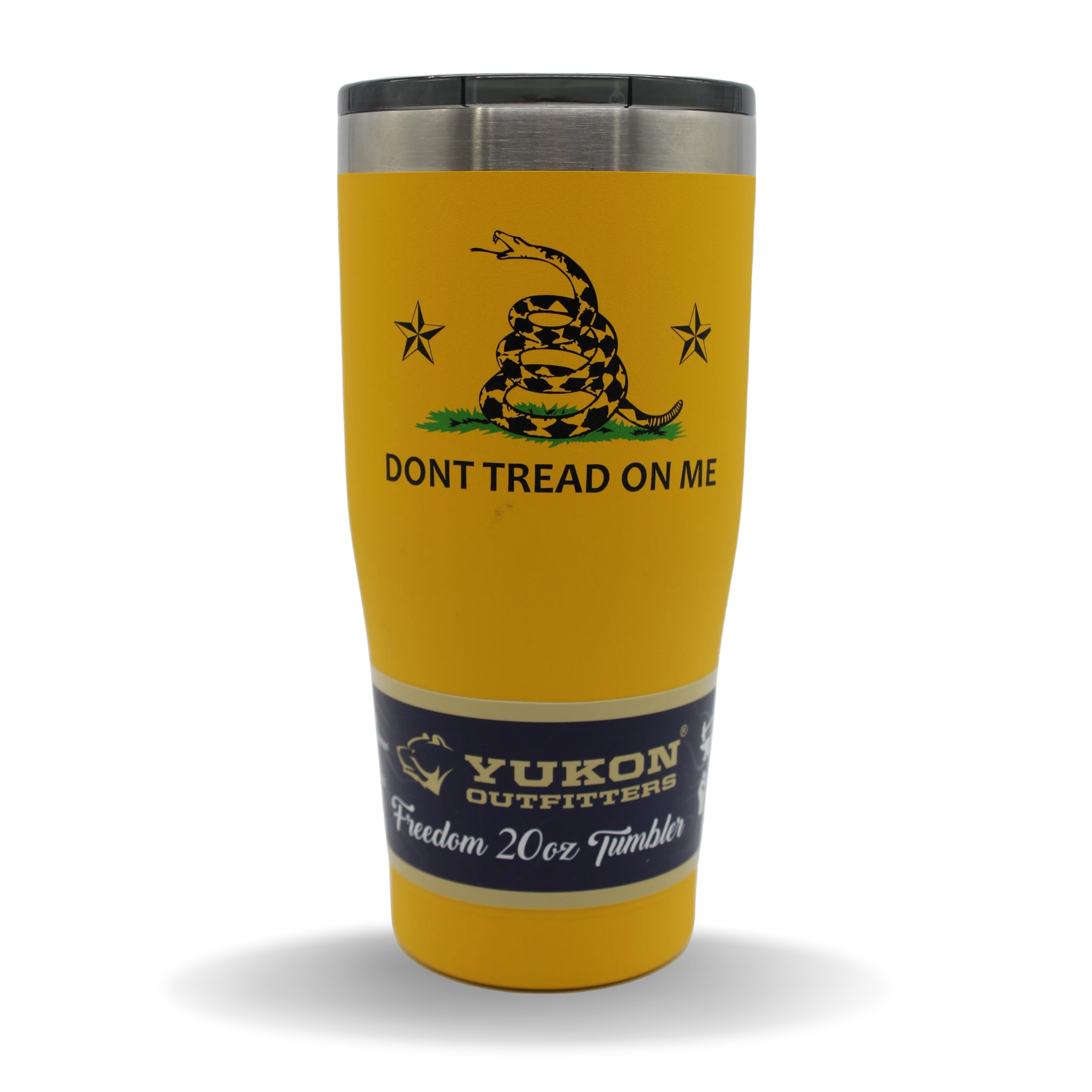 YUKON OUTFITTERS Freedom 30oz Gold with Dont Tread On Me Print