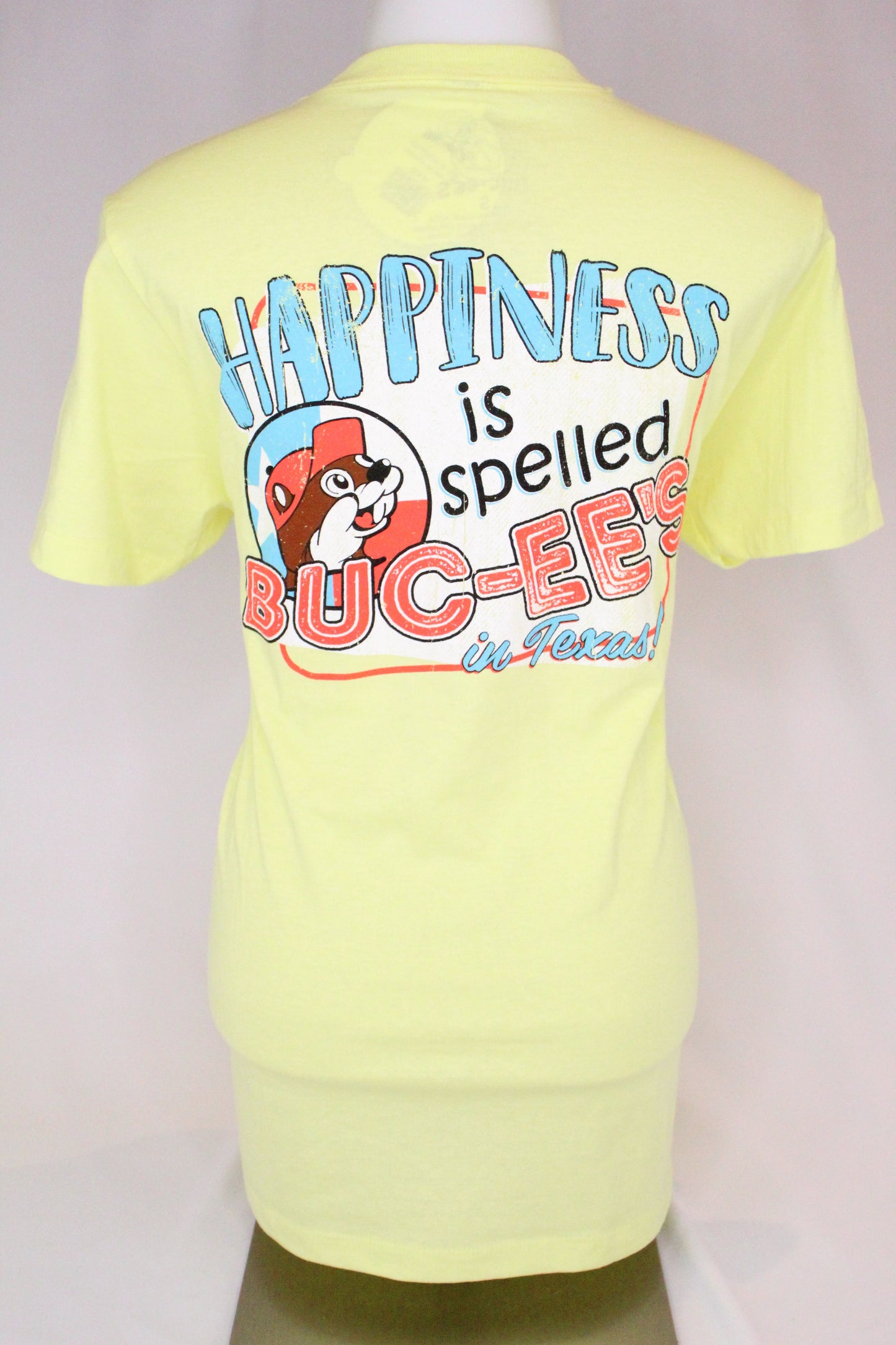 Happiness Is Spelled Buc-ee's Yellow Shirt