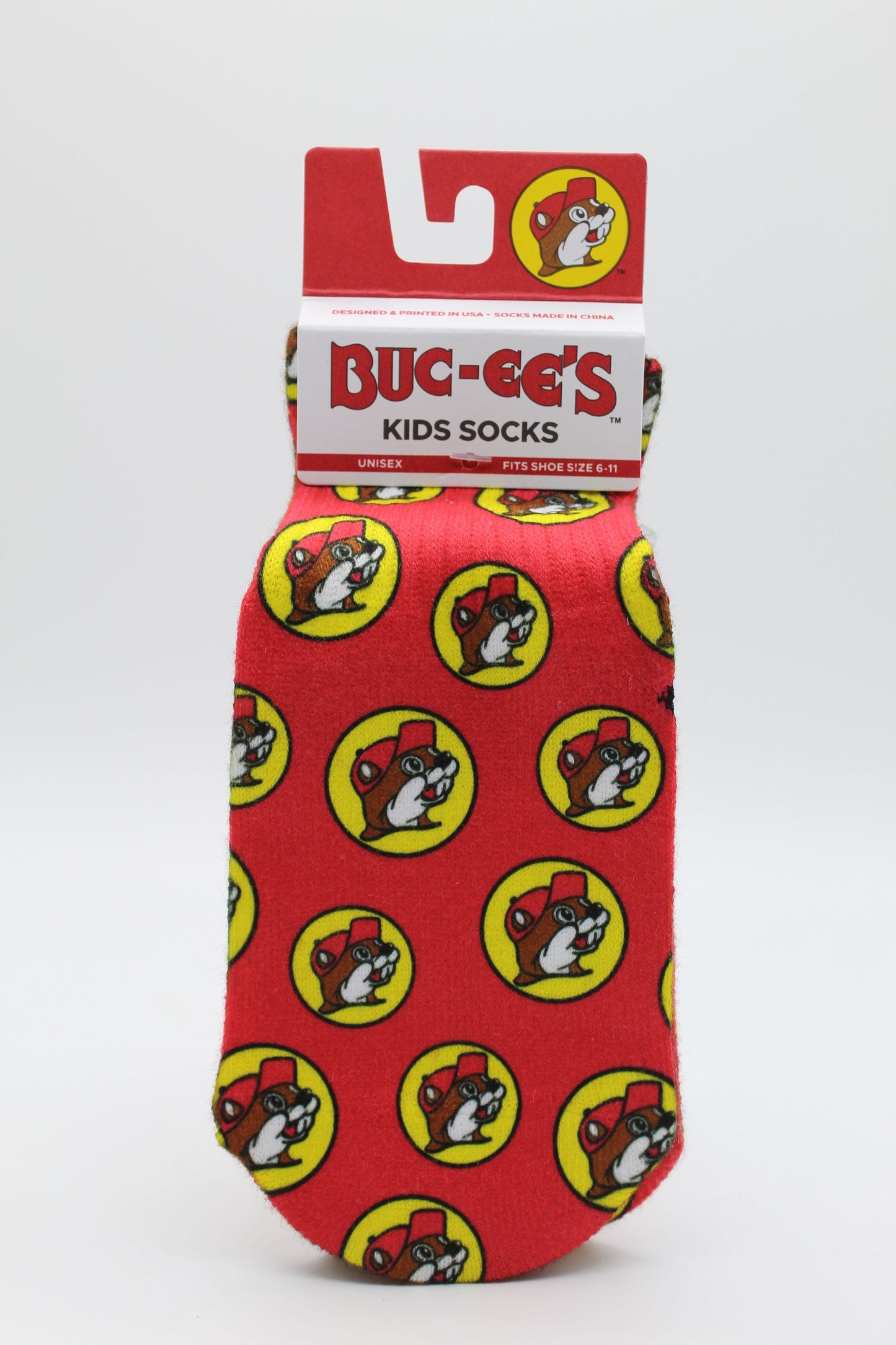 Kids Red Logo Ankle Socks