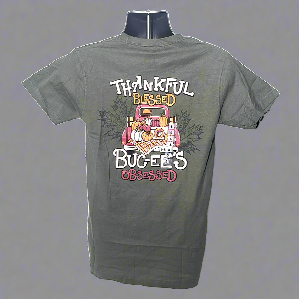 Buc-ee's "Thankful, Bless, Buc-ee's Obsessed" - Thanksgiving Shirt