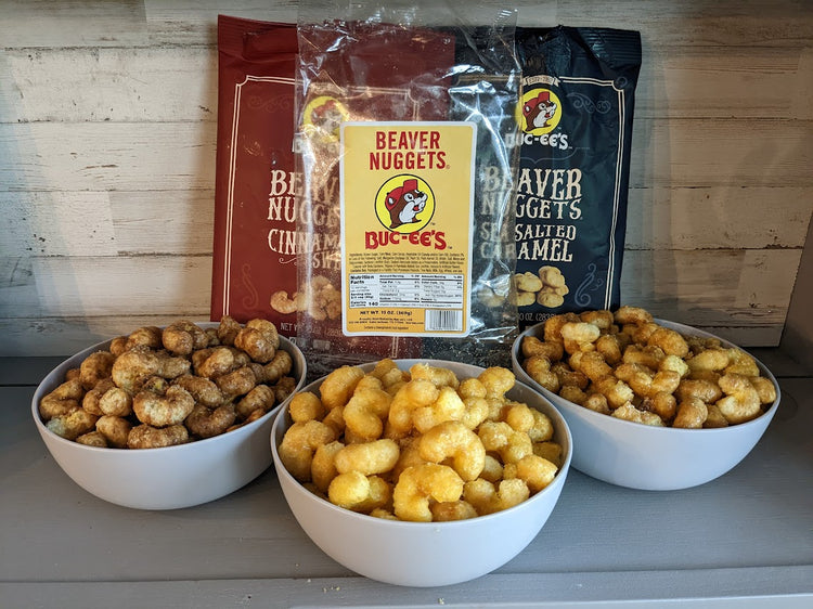 Bucee's Beaver Nuggets as Salad Croutons Texas Snax