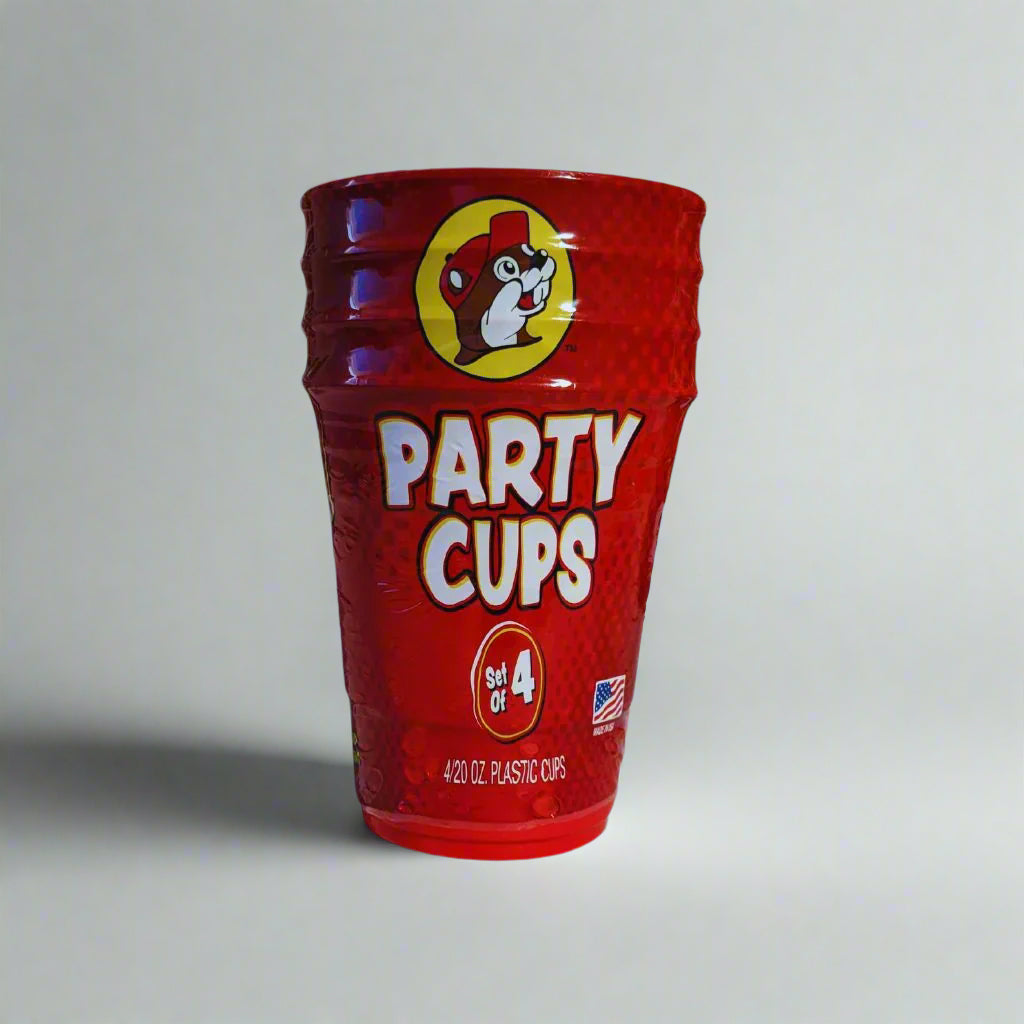 Bucee's Party Plastic Cups Texas Snax