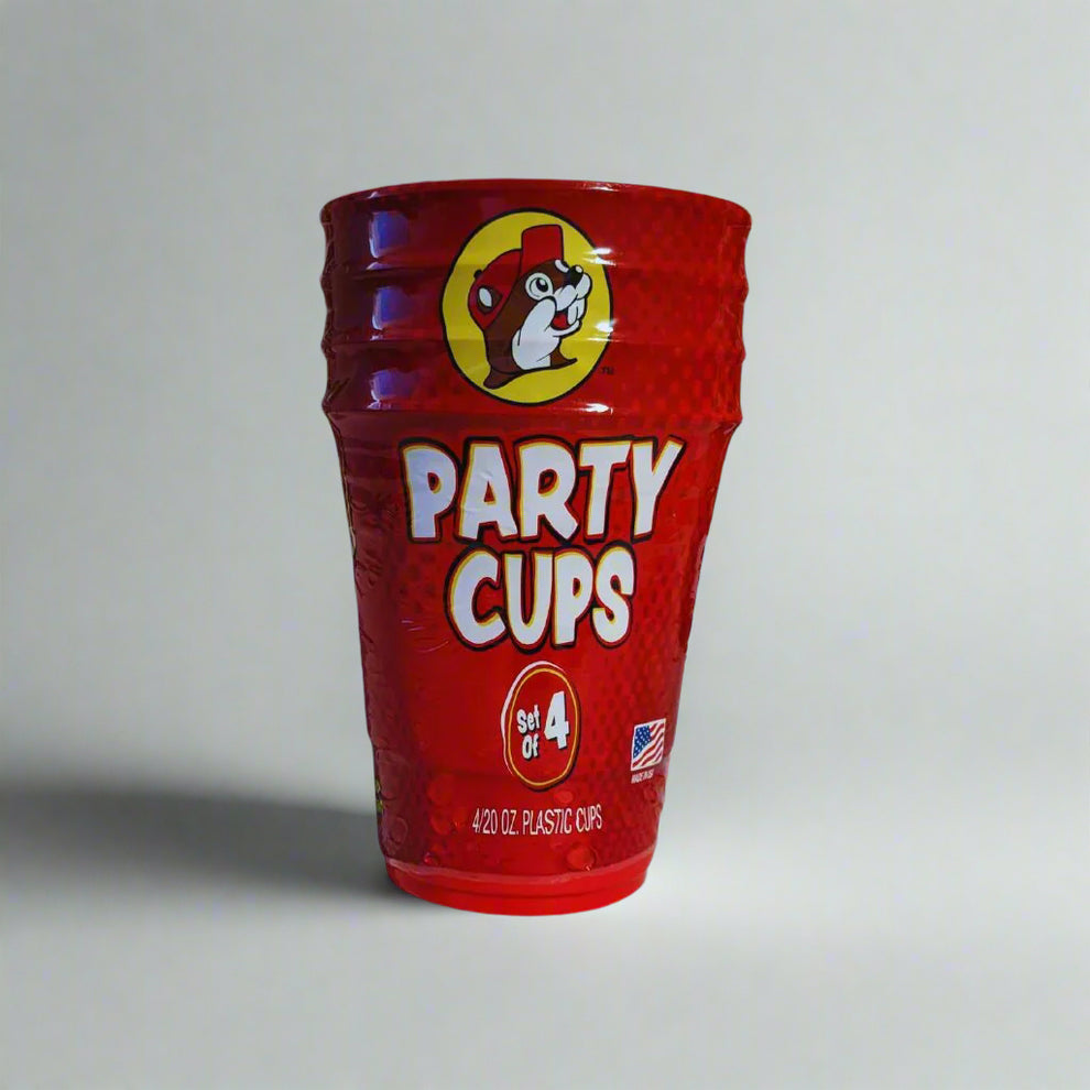 Bucee's Party Plastic Cups Texas Snax