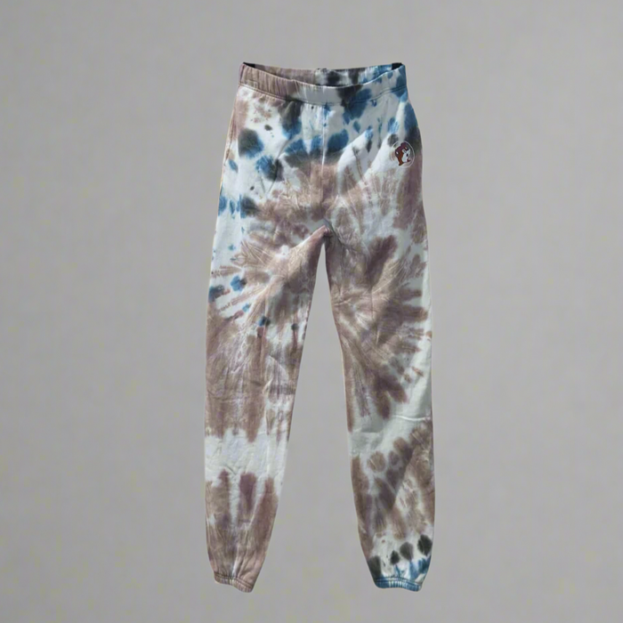 Buc-ee's Tie Dye Blue/Brown Sweats