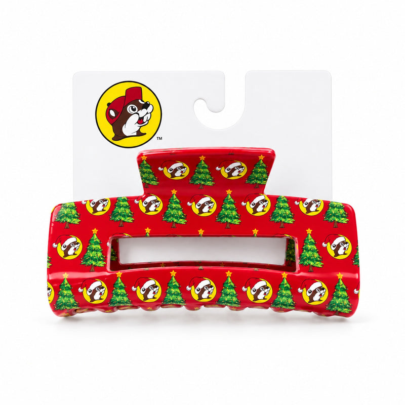 Buc-ee's Christmas Hair Claw - Red