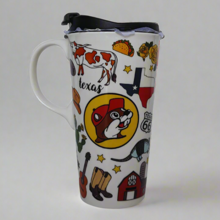 Buc-ee's 17oz Travel Mugs