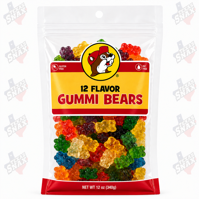 Buc-ee's 12 Flavor Gummi Bears