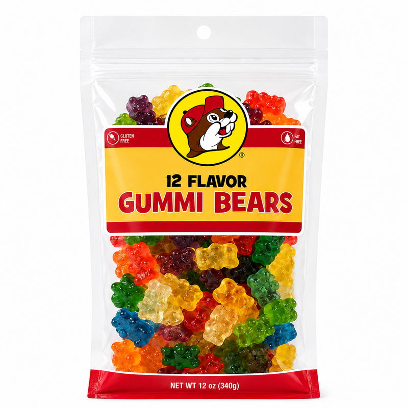 Buc-ee's 12 Flavor Gummi Bears