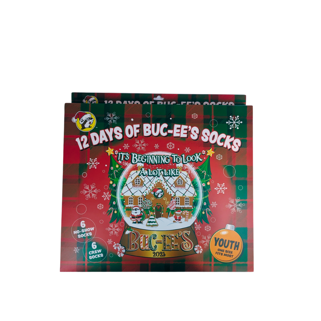 Bucee's Advent Calendar Sock Box Texas Snax