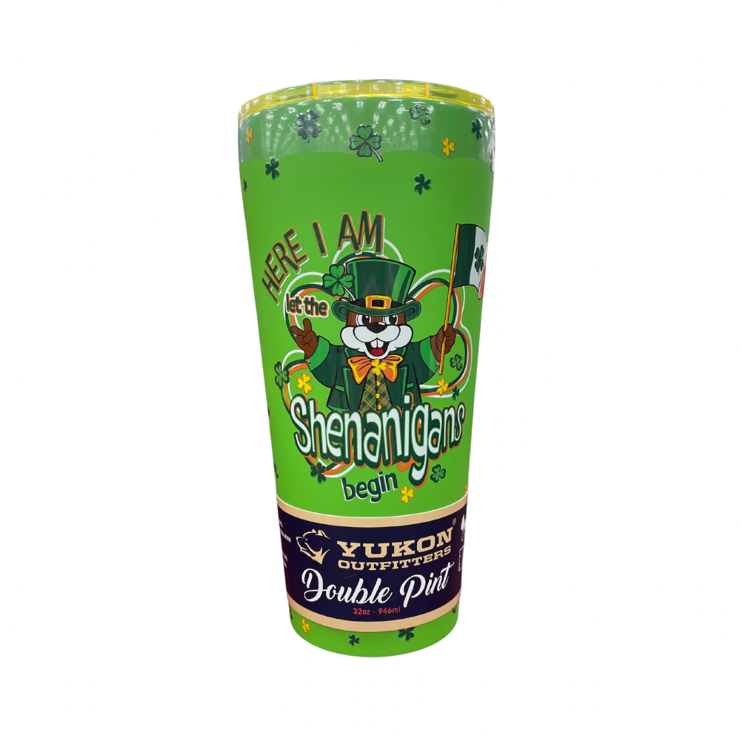 Buc-ee's "Let the Shenanigans Begin" St Patrick's Day Tumbler